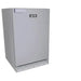 Sunstone 21-inch outdoor rated refrigerator in 304 stainless steel, compact undercounter fridge for patio bar and outdoor kitchen.