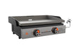 Blackstone 22-Inch Stainless Steel Tabletop Propane Griddle with Dual Burners and Adjustable Heat Zones