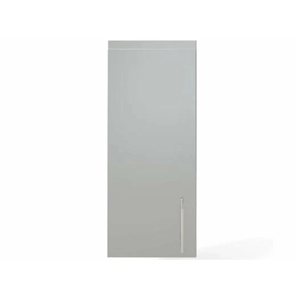Sunstone SWC18FSDL 18-inch full height wall cabinet with left swing stainless steel door and slim vertical handle.