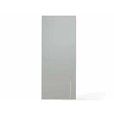 Sunstone SWC18FSDL 18-inch full height wall cabinet with left swing stainless steel door and slim vertical handle.