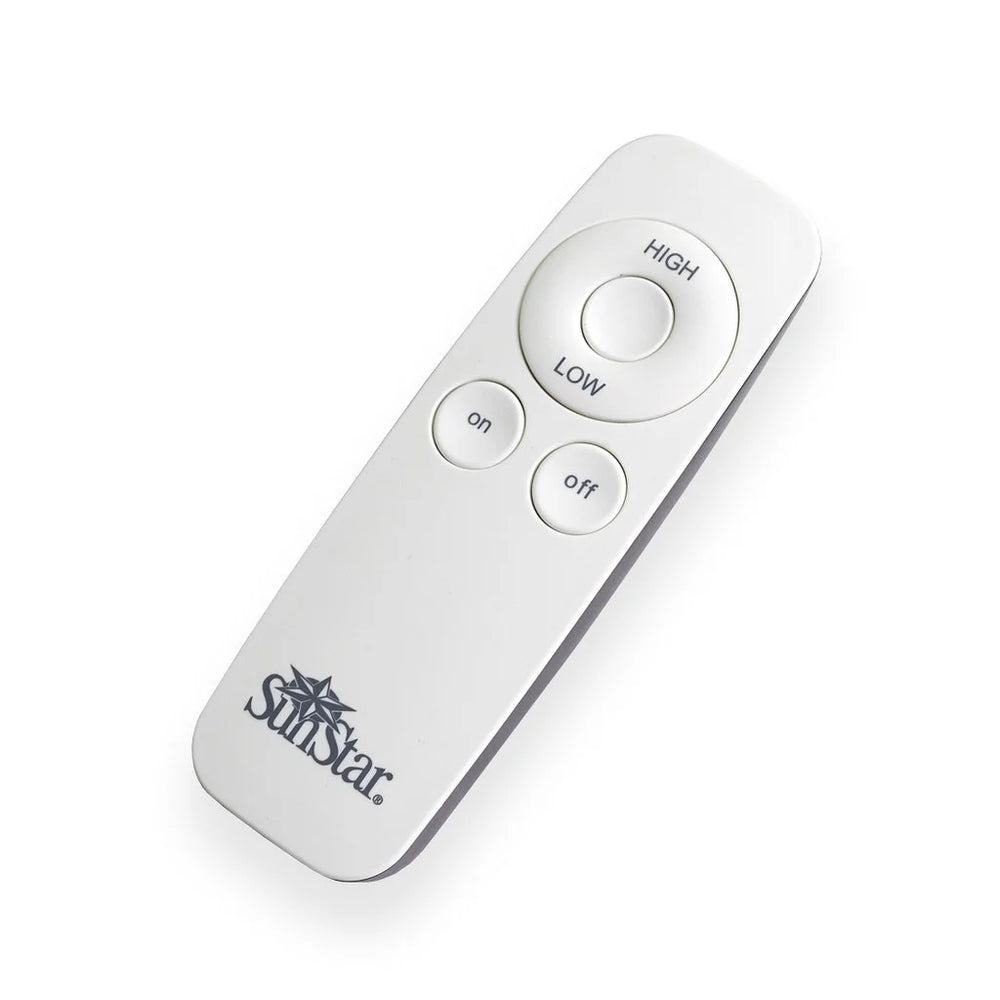 Handheld wireless remote transmitter for the SunStar 50N10/ 50L10-SGL0 50k BTU gas infrared heater.