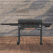 Blackstone 36-inch stainless steel omnivore griddle with cabinet and 5 burners – premium outdoor propane flat top grill for backyard cooking.
