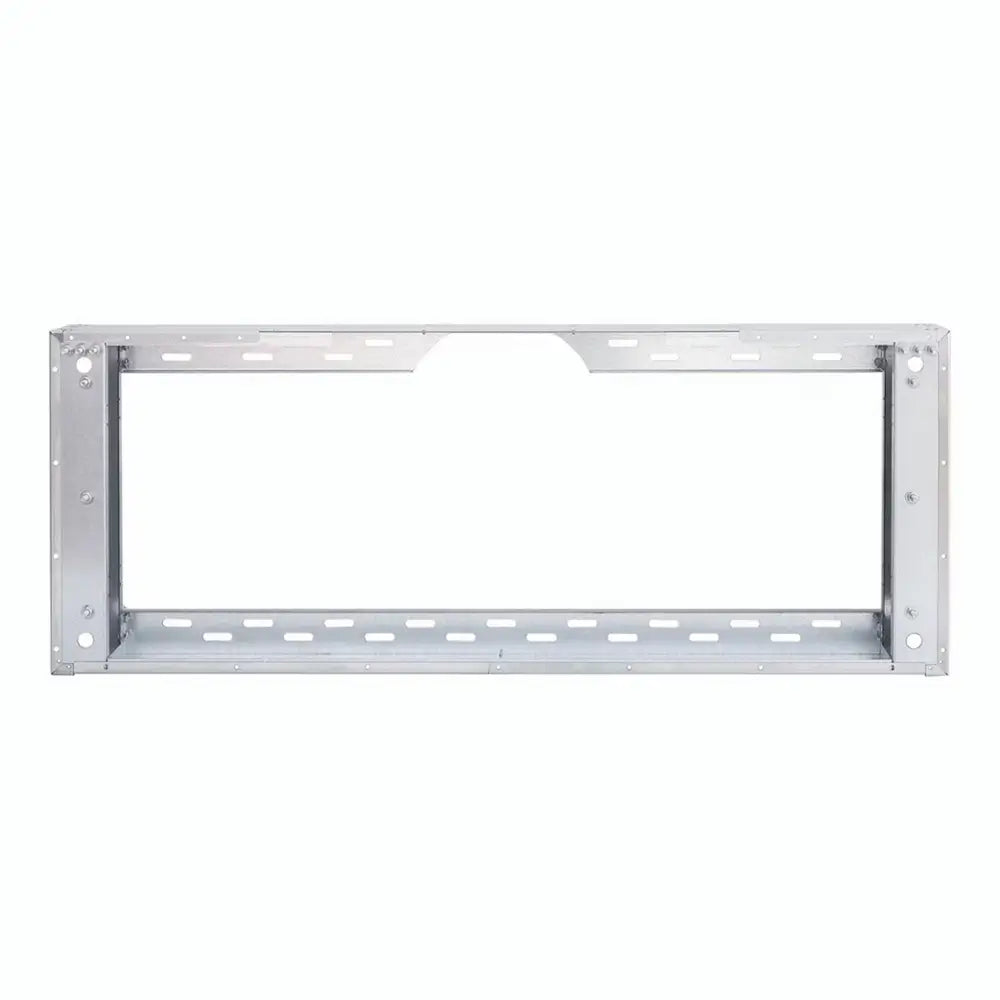Summerset galvanized steel Spacer Bracket for Vent Hood, front view of installation frame.