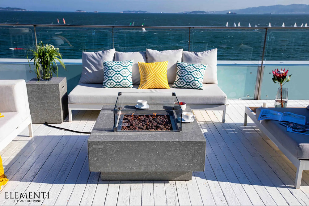 Elementi OFG103LG Manhattan Fire Table - 45,000 BTU
