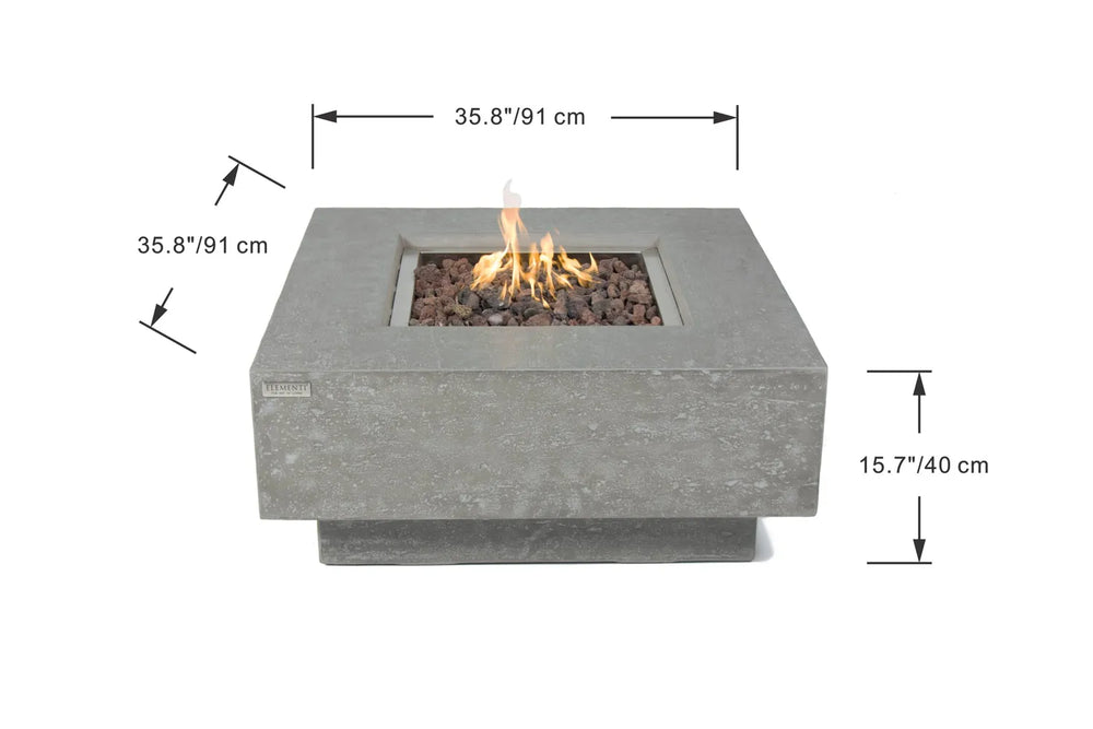 Elementi OFG103LG Manhattan Fire Table - 45,000 BTU