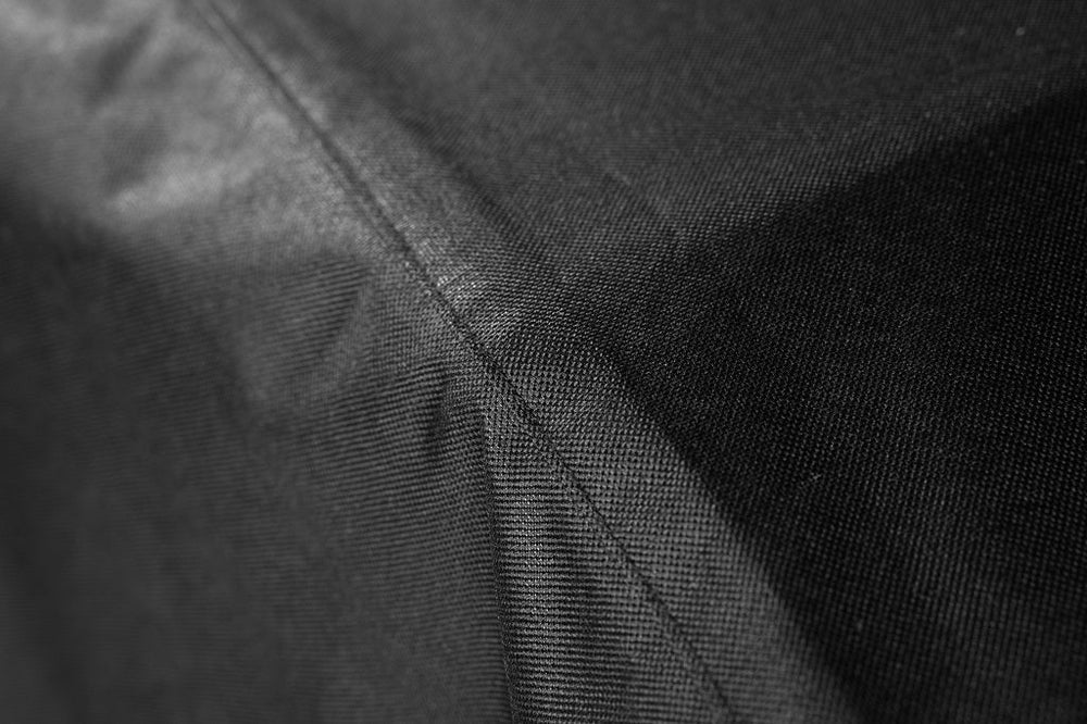 Reinforced stitched seams on Blackstone griddle cover enhancing longevity and resistance against outdoor elements