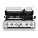 Broil King Imperial S 670 Built-In Grill, 6-Burner Gas Front View Closed Lid