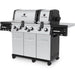 Broil King Regal S 690 Pro IR dual-oven grill, right-front angled product view with closed lids