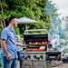 Broil King Regal S 490 Pro IR gas grill cooking outdoors