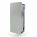 Angled view of Sunstone SWC18FSDL 18-inch stainless steel full height wall cabinet with left swing door and modern handle.