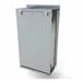 Rear view of the Sunstone SWC24FDD wall cabinet highlighting the heavy-duty mounting bracket and durable stainless steel construction.