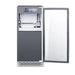 Summerset IM-15N 15" Outdoor Ice Maker, open door view of digital display and ice scoop.