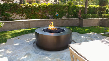 The Outdoor Plus Unity Fire Pit – 24" Tall Round Design Lifestyle