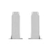 SunStar 560356 patio heater mount kit in 316 stainless steel, two fixed mounting brackets with base plates and bolt holes on white background.
