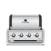 Broil King Regal S420 built-in 4-burner gas grill, front view