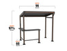 Blackstone Griddle Pavilion dimensions—96 inches wide, 60 inches deep, and 97.66 inches tall