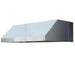 Summerset stainless steel Outdoor Vent Hood, sloped side profile for wall mount ventilation.