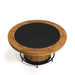 RAM Game Room PRO60TBL-W walnut poker table with cup holders and foot rail
