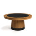 RAM Game Room PRO60TBL-W matte walnut poker table with black playing surface
