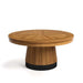 RAM Game Room PRO60TBL-W walnut round poker table pedestal base