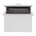 Summerset built-in drop-in cooler with the stainless steel lid partially open, showing the deep well.