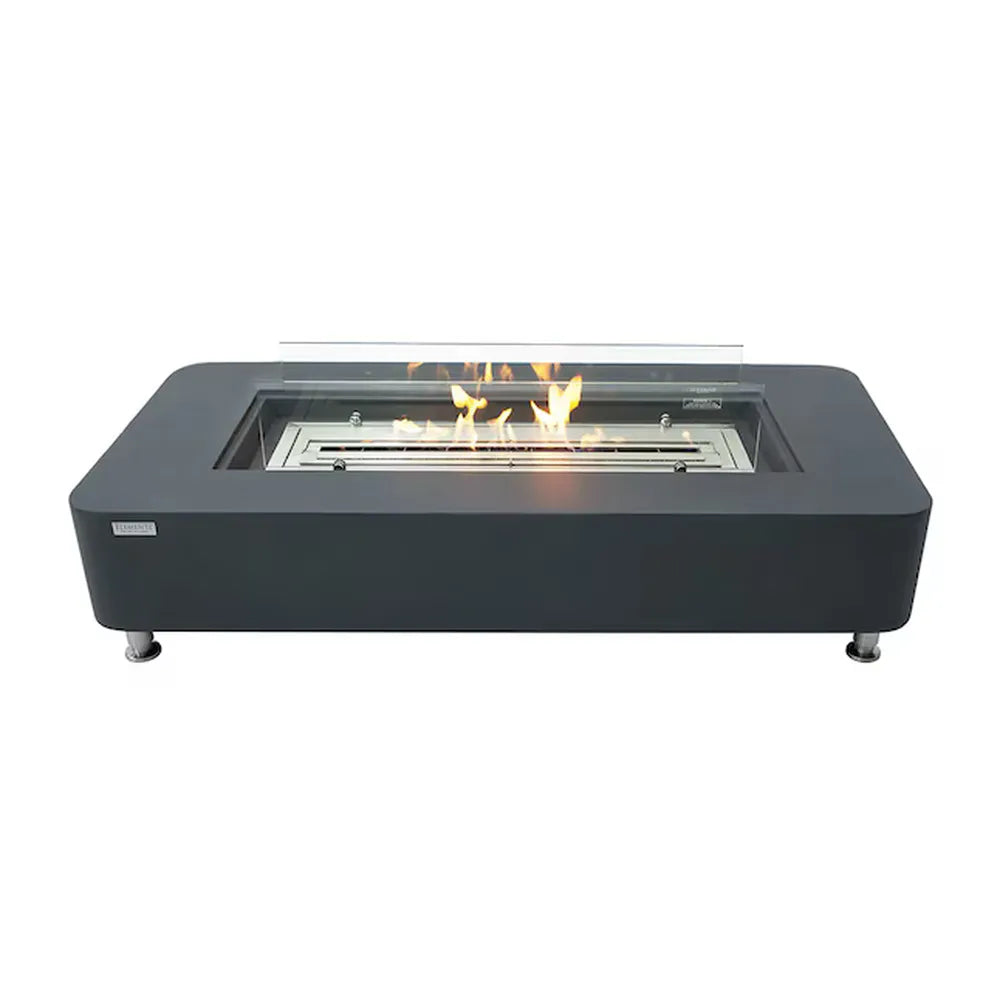 Elementi ECG01SL Sydney Ethanol Fire Table, Slate Black