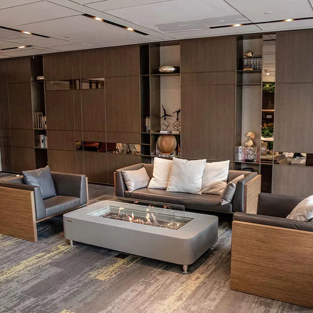 Elementi ECG01SG Sydney Space Gray Ethanol Fire Table