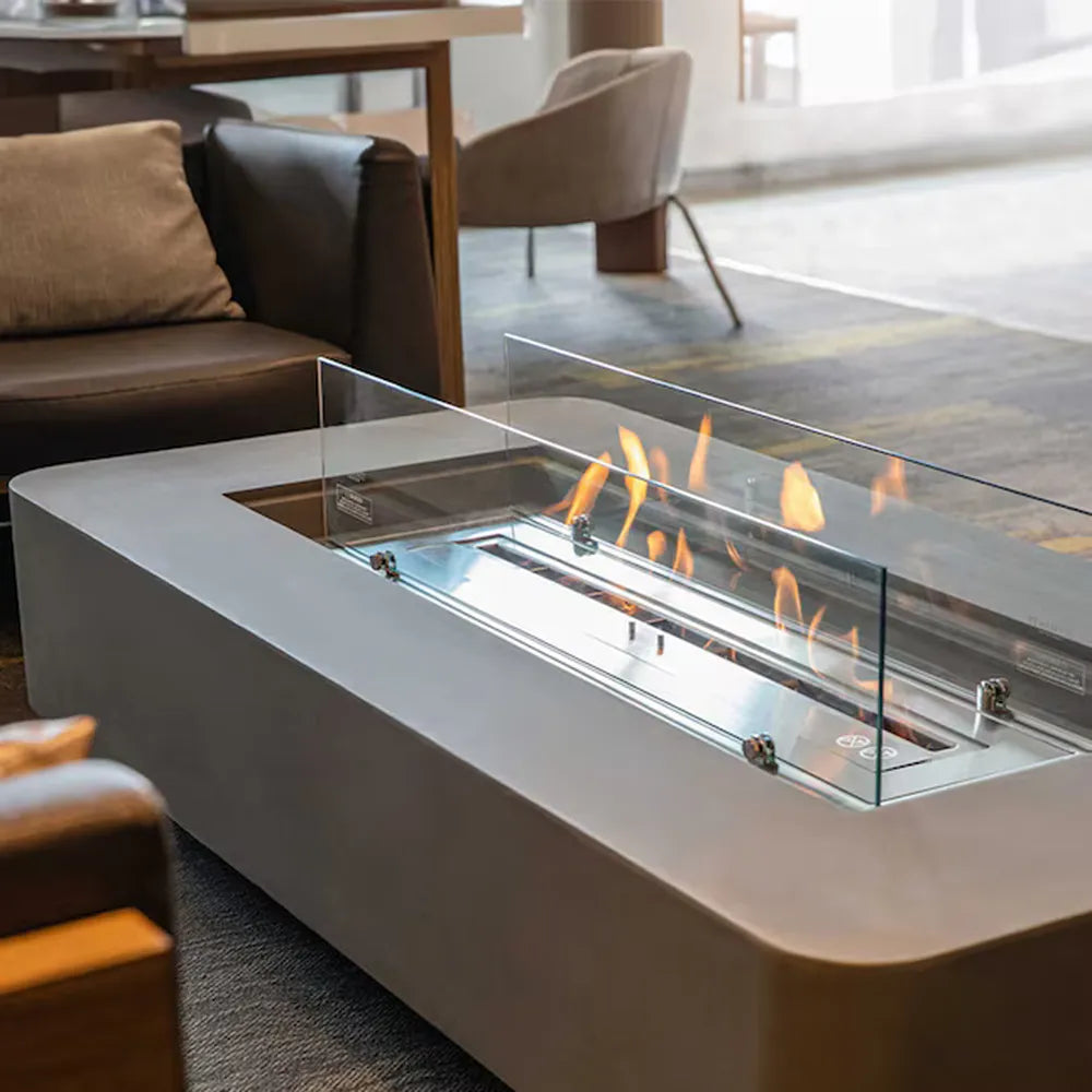 Elementi ECG01SG Sydney Space Gray Ethanol Fire Table