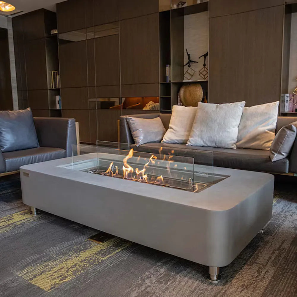 Elementi ECG01SG Sydney Space Gray Ethanol Fire Table