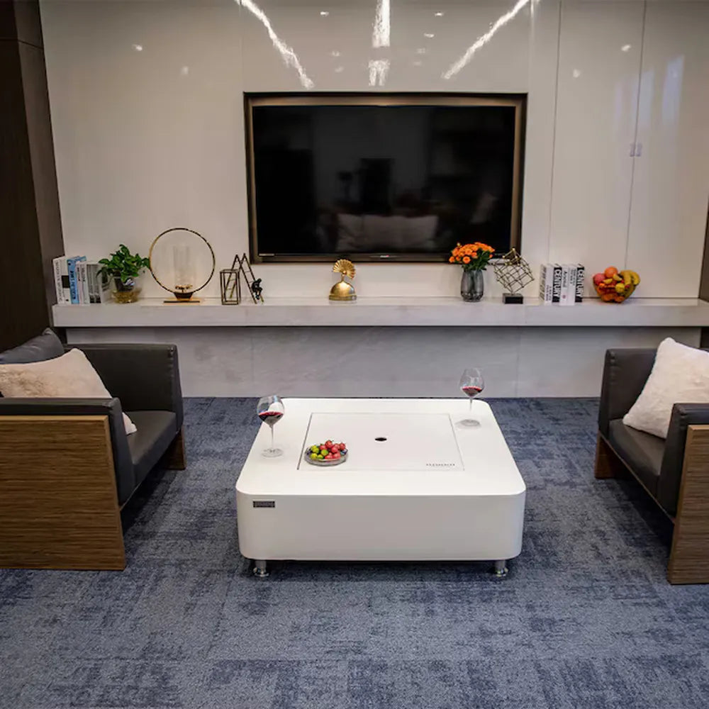 Elementi ECG02CW Perth Ethanol Fire Table, 43k BTU
