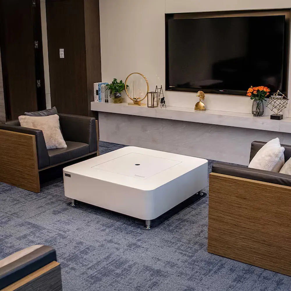 Elementi ECG02CW Perth Ethanol Fire Table, 43k BTU