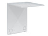 Broil King 800040 Stainless Steel Rear Panel for 24-inch compact refrigerators in outdoor kitchens, featuring premium 304-grade construction and integrated utility knockouts.