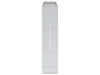 Front view of the Broil King 800060 Rear Panel Spice Cabinet Storage for outdoor kitchens, featuring a slim stainless steel profile and a long vertical handle.