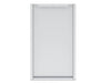 Front view of the Broil King 802060 Small Cabinet Rear Panel Finish in metallic silver.