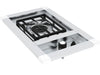 Perspective view of the Broil King Imperial S100 single side burner showing the sleek built-in design for outdoor kitchens.