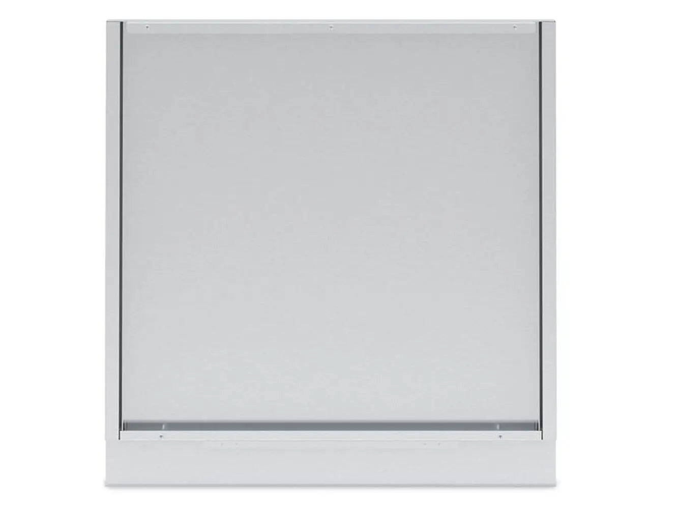 Straight-on shot of the Broil King 804060 2-door rear cabinet panel, highlighting the precision-fit design for a professional grill finish.