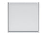 Front view of the Broil King 805060 stainless steel rear panel finish for 4-burner built-in grills.