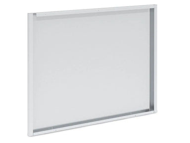 Perspective angled view of Broil King model 806060 replacement rear panel for 5-burner barbecue.