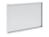 Angled view of Broil King 807060 6-Burner Rear Panel showing mounting holes and structural frame for grill cabinet repair.