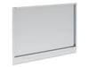 Side perspective of Broil King 807060 rear panel finish showing the lower kick plate extension for 6-burner BBQ models.