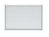 Replacement Broil King 807060 Rear Panel Finish for 6-burner gas grills, front view, stainless steel finish.