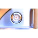 WPPO Karma 42 wood-fired oven temperature gauge close-up on 304 stainless steel exterior.