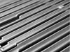 Close-up detail of high-quality stainless steel grill grates designed for the Broil King Imperial series.