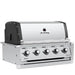 Broil King Regal S520 built-in 5-burner gas grill, angled view