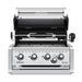 Broil King Imperial S 470 built-in gas grill with lid open