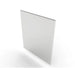 Side view of Sunstone SCC15BPE 15" back panel support, stainless steel rear panel for pellet grill base drawer cabinet.