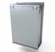 Sunstone SWC30FDD 30-inch outdoor kitchen wall cabinet rear view showing stainless steel construction and mounting flange.