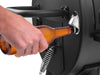 Built-in bottle opener mounted on the side of the Broil King Regal Charcoal Offset 500 smoker grill.