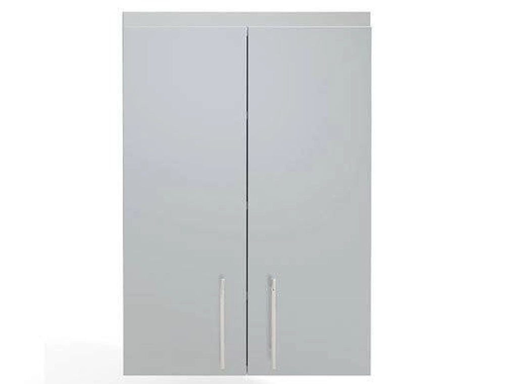 Sunstone SWC30FDD 30-inch full height double door wall cabinet in 304 stainless steel with vertical handles.
