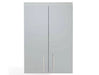 Sunstone SWC30FDD 30-inch full height double door wall cabinet in 304 stainless steel with vertical handles.